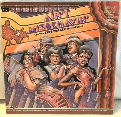 #ad Aint Misbehavin Fats Waller Broadway Musical Vinyl LP Record Album Vintage Music $26.99