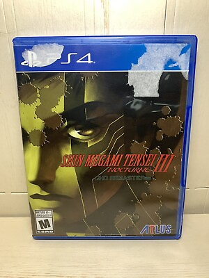 #ad Shin Megami Tensei III: Nocturne HD Remaster Sony PlayStation 4 PS4 Tested $9.97