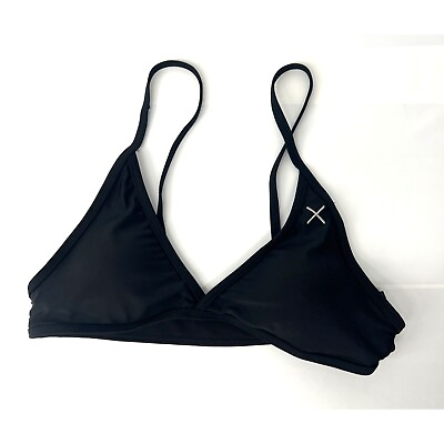 #ad Boutine La Womens Bikini Top in Manhattan Black Size Medium $29.99