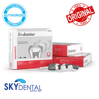 #ad Biodentine Bioactive Dentin Sub Septodont 5 capsules 01C0605 Longest EXP DATE $89.99