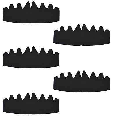 #ad 5 Pcs Black Baseball Caps Inserts Shapers Flexible Washable Reusable Hat Line... $16.12