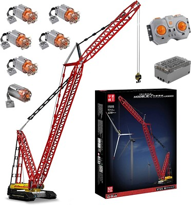 #ad Mould King 17015 Crawler Crane Building Block Remote Control Motor Kit Toy MOC $237.99