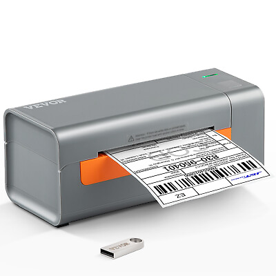 VEVOR Thermal Shipping Label Printer 4X6 203DPI via USB for Amazon eBay Etsy UPS $68.84