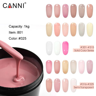 #ad Canni Nail Extension Gel Soak Off UV LED Nail Art Polish Bulk Semi Colors 1KG $157.50