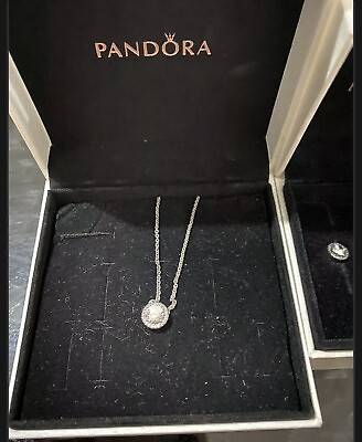 #ad pandora necklace new in box Never Used GBP 90.00