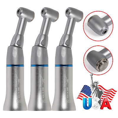 #ad 3pcs Dental Slow Low Speed Contra Angle Handpiece Push Button Yabanbang USA Y $43.99