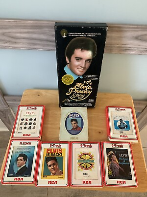 #ad Elvis Presley 8 Track Collection The Elvis Presley Story Plus 7 Others $29.99