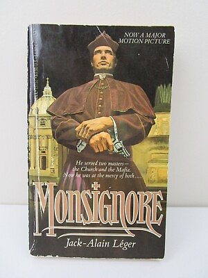 #ad Monsignore by Jack Alain Leger Paperback 1982 Religion Book Historical Fiction AU $23.95