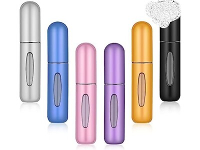#ad Perfume Travel Refillable Mini Spray Bottles Atomizer 6 Pack 5ml $12.99