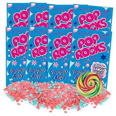 #ad Cotton Candy Sizzling Pop Rocks Bulk Crackling Candies for Party Favors Gift $22.18