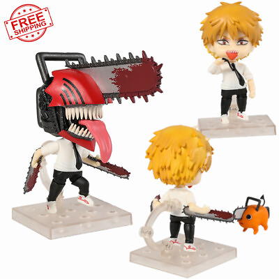 #ad Anime Chainsaw Man Denji Q PVC 4.1 quot; Action Figure Model Collectibles Manga Gift $18.99