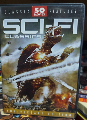 #ad Sci Fi Classics 50 Movie Pack DVD 12 disc set Kaiju Monsters amp; More $13.00