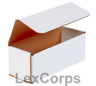 #ad White Corrugated Mailers MANY SIZES 50 100 200 Shipping Boxes $34.42