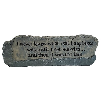 #ad Marriage Regret Gag Gift Novelty Flagstone Look Desk Office Carson Home Accents $21.30