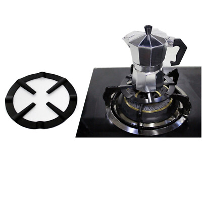 #ad 1pc Iron Gas Stove Cooker Plate Coffee Moka Pot Stand Reducer Ring Hold KE $3.20