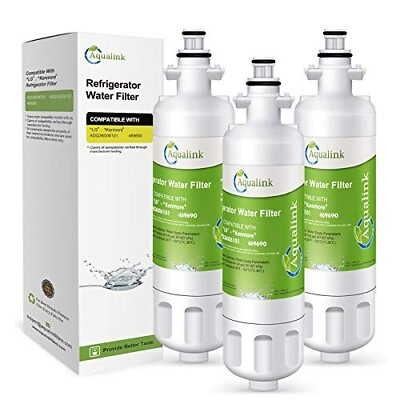 #ad Fit For LG LT700P ADQ36006101 KENMORE 469690 Water Filter 3 Pack $21.99