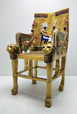 #ad RARE ANCIENT EGYPTIAN ANTIQUITIES Figure Throne Of Pharaonic King Tutankhamun BC $139.00