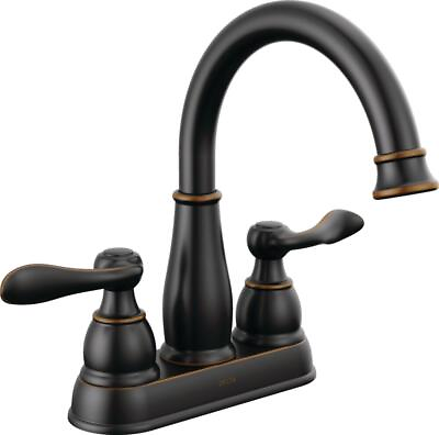 #ad Delta Windemere Centerset Fauc 2 Handle Oil Rubbed Bronze Certified Refurbished $79.00