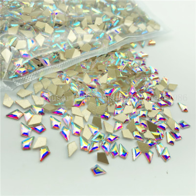 #ad 20 50pcs Nail Art Rhinestones Glitter Diamond Crystal Gem 3D Tips DIY Decoration $3.99