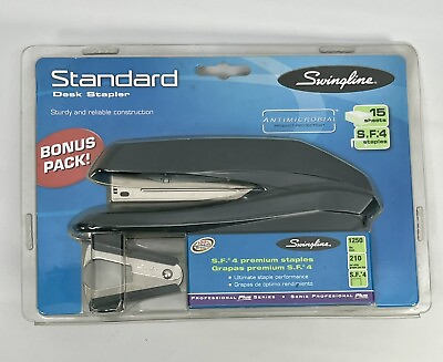 #ad Swingline Desktop Stapler 3 in 1 Set Bonus Pack w 1250 Premium S.F. 4 Staples $12.99