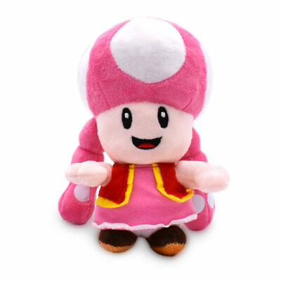 #ad Anime Super Mario Bros Toadette Plush Toys Animal Stuffed Doll Kids Xmas Gifts $9.89