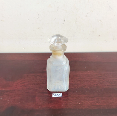 #ad 1920s Vintage Old Clear Perfume Glass Bottle Decorative Collectible Props G618 $40.20