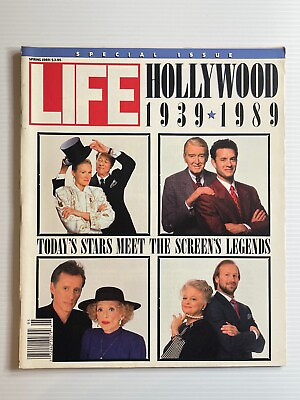 #ad Life Magazine **Spring 1989** Hollywood 1939 1989 Today#x27;s Stars Legends $15.00
