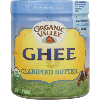 #ad Organic Valley Ghee Clarified Butter 13 oz Solid Oil $25.15