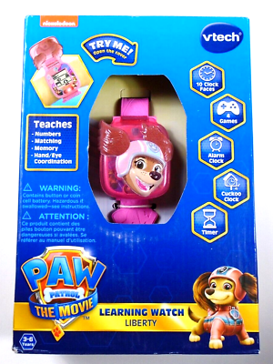 Nickelodeon Paw Patrol Vtech Learning Watch Liberty The Movie $15.00