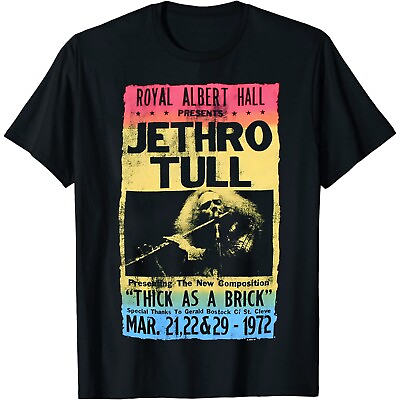 #ad Hot Royal Albert Hall Jethro Tull New Rare Unisex S 2345XL T Shirt TT184 $20.99