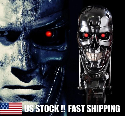 #ad IN US 1 1 Terminator T2 T800 Bust Statue Head Sculpt Model Collections Resin $161.46