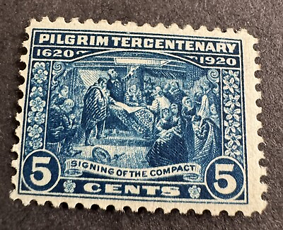 #ad US Stamp 1920 Pilgrims OG NH NM $72.00