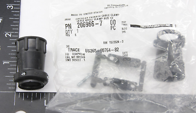 #ad 10 TE 20966 7 Back Shell Size 13 Circular Connector Cable Clamp Plastic NEW $49.95