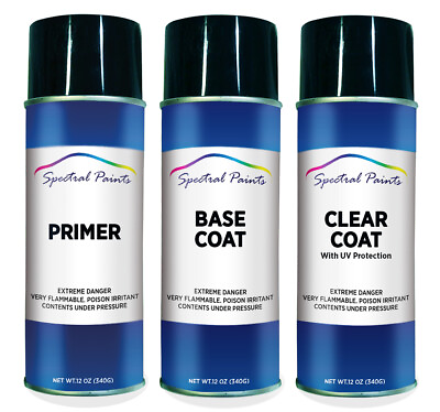 #ad For Mazda 16H Dark Gray Pearl Aerosol Paint Primer amp; Clear Compatible $62.99