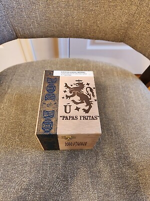 #ad Liga Privada Unico Serie Papas Fritas Empty Wooden Cigar Box 4.5x6x4 $3.50