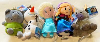 New Just Play Disney Frozen Set of 5 Stylized 6” Plush Toys $29.95
