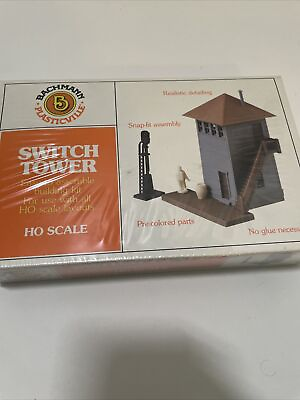 #ad L16 HO Scale NOS Vintage Bachmann Switch Tower kit Item # 2632 $12.00