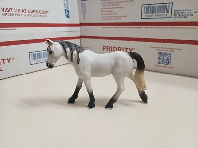 #ad Schleich Arabian Grey Mare Arab Horse Figure 2019 $24.14