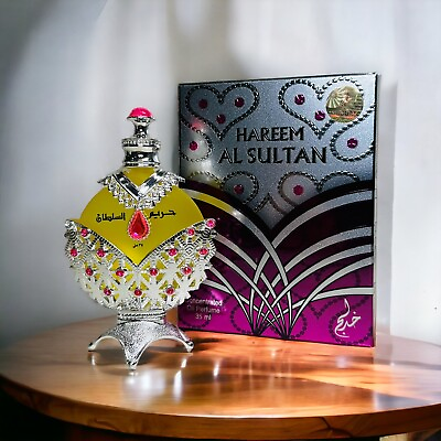 #ad New Hareem Al Sultan 35 ml Perfume Oil By Al Khadlaj Perfumes Authentic Silver $34.99