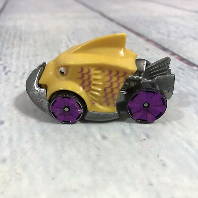 #ad Hot Wheels Piranha Terror Toy Car Yellow Purple 1:64 Diecast Thailand Base $9.09