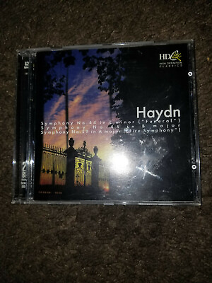 #ad Haydn: Symphony No. 44 quot;Funeralquot; 46 amp; 59 quot;Fire Symphonyquot; CD HD CLASSICS. $18.99