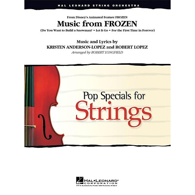 Hal Leonard Music From Frozen for String Orchestra Level 3 4 $55.00