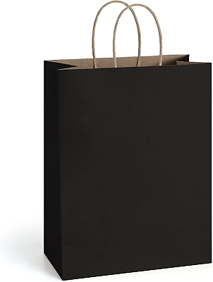 #ad Gift Bags 10X5X13 Kraft Paper Gift Bags with Handles Bulk 50Pcs Paper Shopping B $42.00