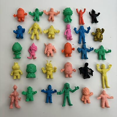 #ad 30 Kinnikuman M.U.S.C.L.E. Keshi Figure Toy Lot Vintage Japan Muscle 1980s Kaiju $49.99