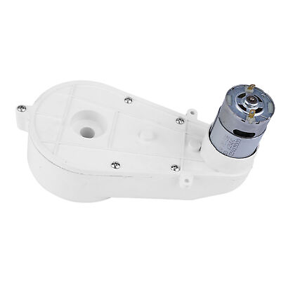 #ad White Toy Electric Vehicle Motor Gear Box Kids Carriage Parts 6V 6V550 15000rpm $23.16
