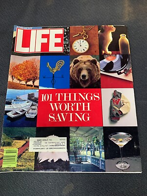 #ad LIFE Magazine October 1989 101 Things Worth Saving $7.00