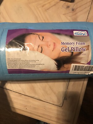 #ad Comfy Memory Foam Gel Pillow $42.00