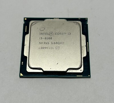 #ad Intel Core i3 8100 3.6GHz LGA 1151 Desktop CPU Processor SR3N5 $29.99