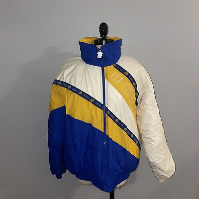 #ad Ucla Uc La By Turbo Sportswear Puffer Winter Vintage Jacket Coat Sz Large $200.00