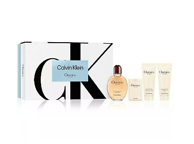 Calvin Klein Obsession for Men 4 piece gift set 4.2oz EDT Spray $68.00